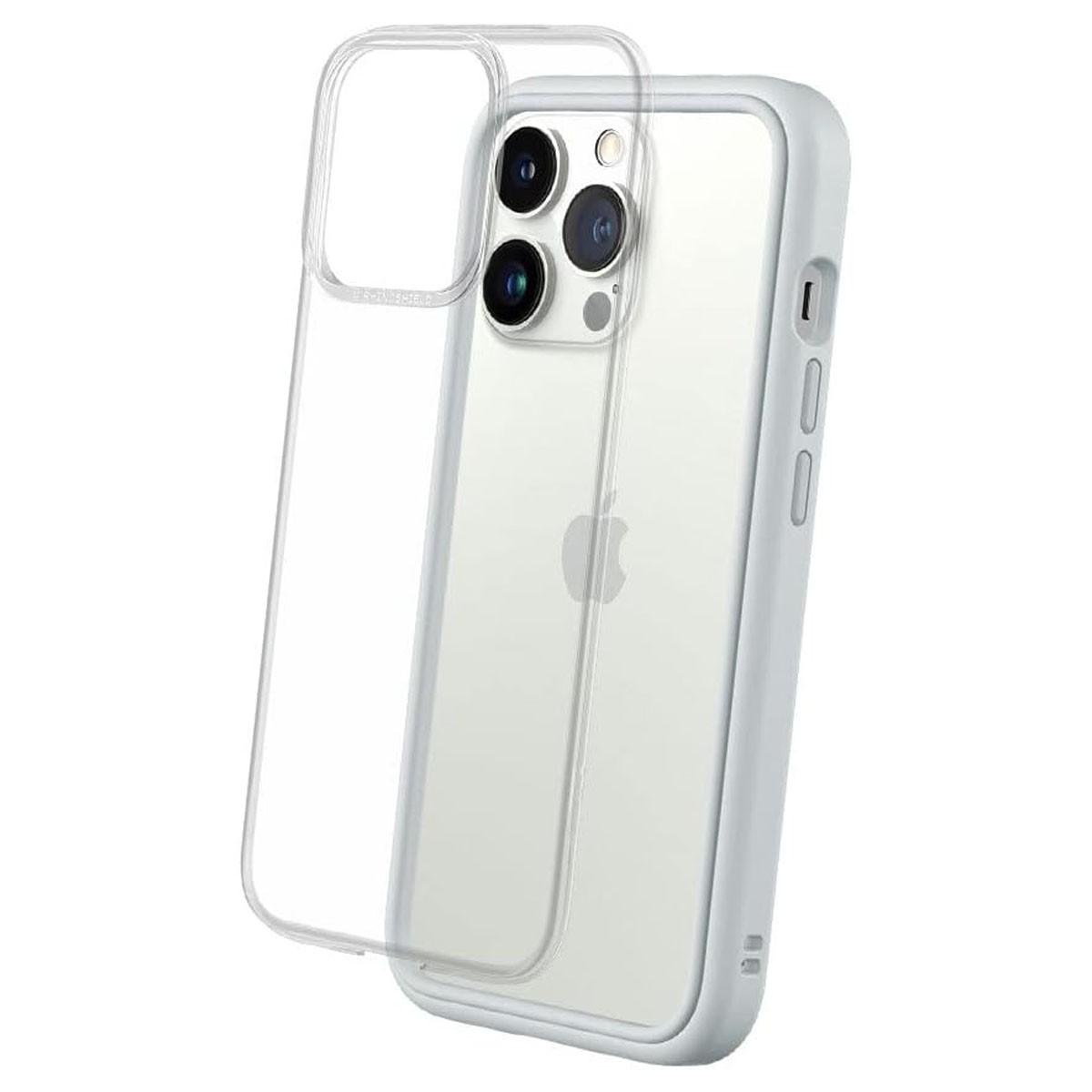 Coque iPhone 13 Pro Rhinoshield Mod NX gris coque de protection rigide et modulaire