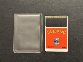Legendary Axe (NEC TurboGrafx-16) with Manual Case Sleeve Authentic Tested Works