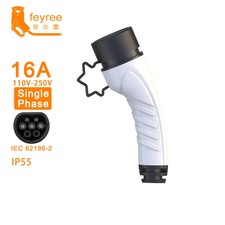 Type 2 EV Charger Plug Adapter IEC 62196 Female 16A 32A for Electric Vehicle