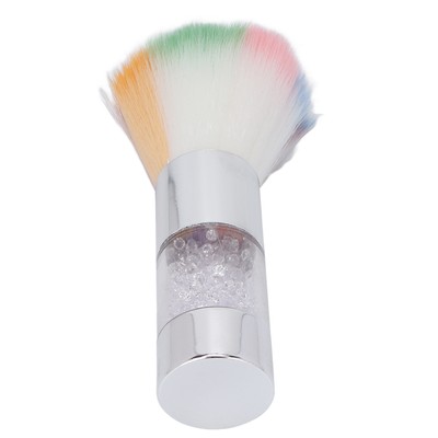 Portable Single Colorful Makeup Brush Fluffy Blusher Brush Nail Art Dust Cle BAK