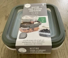 Core - Nesting Food Storage Containers - 6 Piece Set - NEW