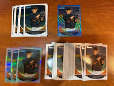 Hunter Harvey RC 2014 (40) Bowman + (10) Chrome (3) Chrome Refractor & Blue Wave