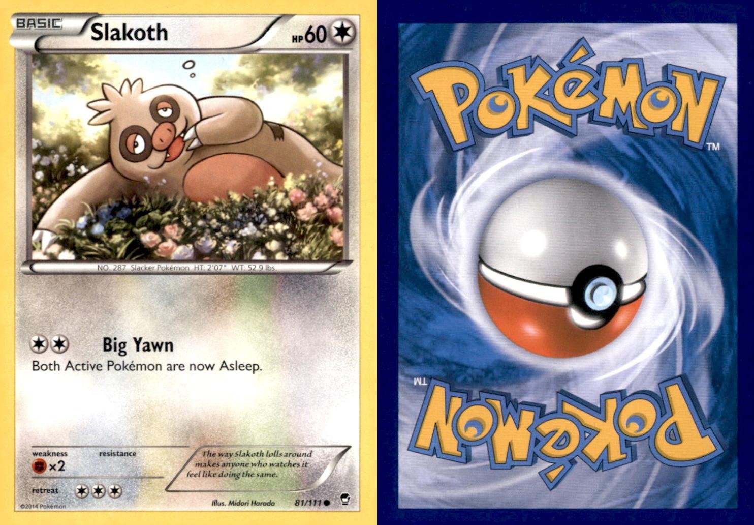 Pokemon Furious Fists Slakoth 81/111 Furious Fists
