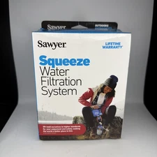 Sawyer Products SP129 Squeeze Water Filtration System w/ Two 32Oz Squeeze SEALED