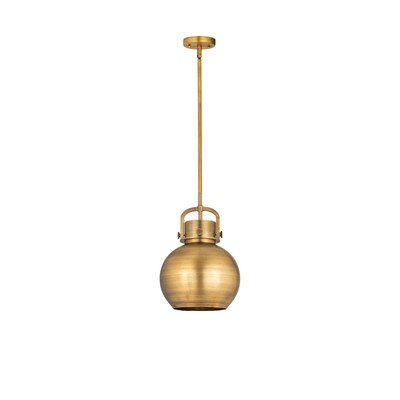 Innovations Lighting Newton Metal Sphere - 1 Light 10'' Stem Hung Pendant