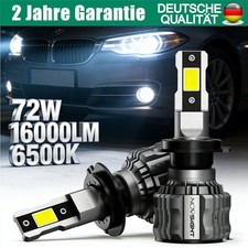 H7 LED Scheinwerfer 16000LM Halogen Mit Zulassung Canbus fehlerfrei 6500K Weiß