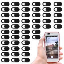 50 Pcs Webcam Cover Slide, 0.023 Inch Ultra-Thin Universal Laptop Camera Cove...