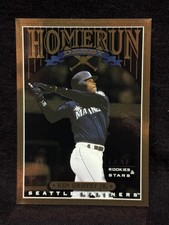KEN GRIFFEY JR. MARINERS 1998 LEAF ROOKIES & STARS HOME RUN DERBY # 980/2500