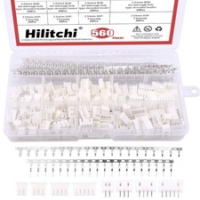 560 PCS 2.54mm JSTXHP Connector Kit 2/3/4/5 Pin Housing Male Female Plug