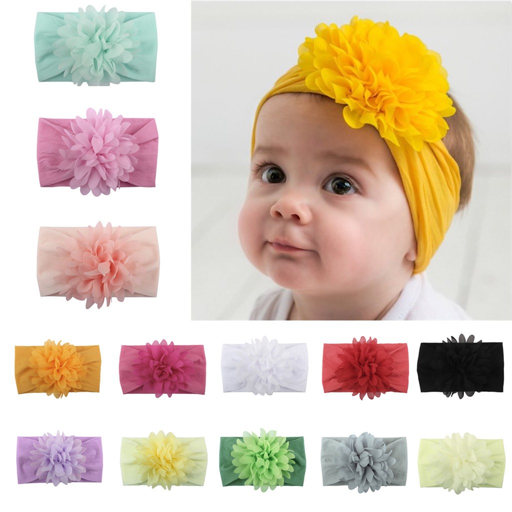 Creative Chiffon Flower Baby Headband for Little Princess