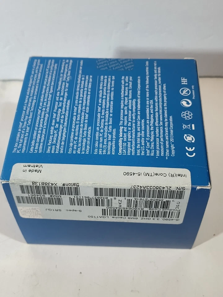 NEW Intel Core i5-4590 Quad-Core 3.3 GHz 1150 BX80646I54590 Processor w/Cooler - Image 3 of 4