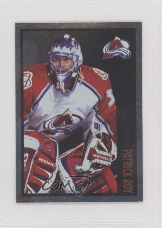 1997-98 Panini Album Stickers Patrick Roy #127 HOF 3y4