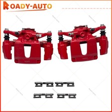 For 2015 - 2017 Ford F-150 2.7l 3.5l 5.0l V6 Red Rear Brake Calipers W Bracket For 2015 - 2017 Ford F-150 2.7l 3.5l 5.0l V6 Red Rear Brake Calipers W Bracket