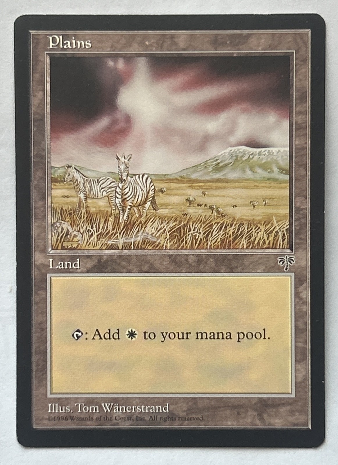 1996 Plains (Zebra) Mirage Regular WOTC🔮🔮