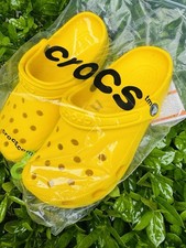 Crocs Yellow 4M Men s - 6W Women s Classic Clogs Fast Shipping.