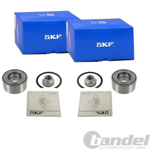 2X SKF RADLAGER-SATZ Radlager Satz Vorne Passend FüR Fiat Doblo Opel Combo-image