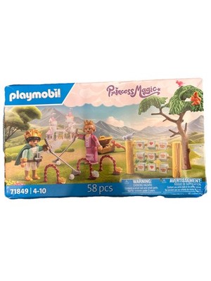 Playmobil #71849 Garden with Royal Games - Brand New!