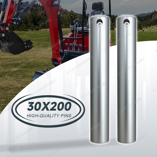 1-pair-of-new-mini-excavator-bucket-pins-30mm-x-200mm-long-2-pins-ebay
