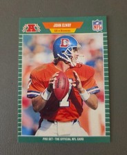 1989 Pro Set John Elway #100 FOOTBALL Denver Broncos NM