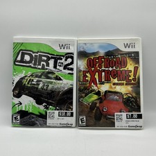 Lot of 2 Wii Offroad Extreme! & Dirt 2 Video Games Both Complete w/ Manual CIB