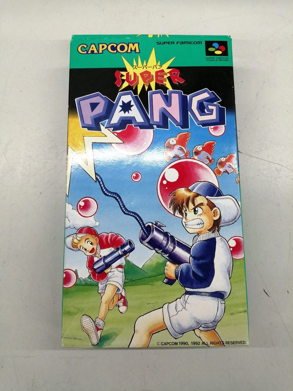 CAPCOM Super Pang SNES Retro Arcade Game Cartridge for Console