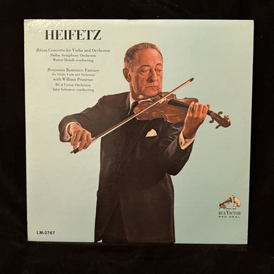 JASCHA HEIFETZ violin - PRIMROSE viola - ROZSA & BENJAMIN RCA LM-2767 WD 1S LP