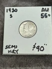 Semi-KEY  1930-S Mercury Dime. Nice luster a good eye appeal