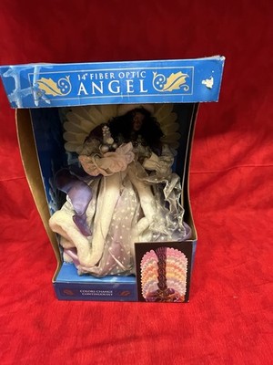 AFRICAN AMERICAN 14  Fiber Optic Angel