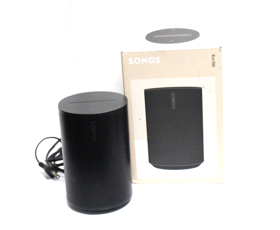 Sonos Era 100 s39 スマートスピーカー WW4018 Sonos Era 100 S39 Wireless WiFi & Bluetooth Smart Speaker Black | eBay