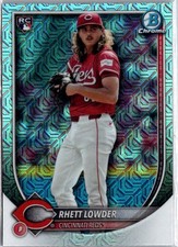 2025 Bowman #6 Rhett Lowder Chrome Base Set Mega Refractor