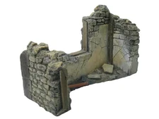 W. Britain 1/30th scale #17767 WWII Norman House ruined corner section