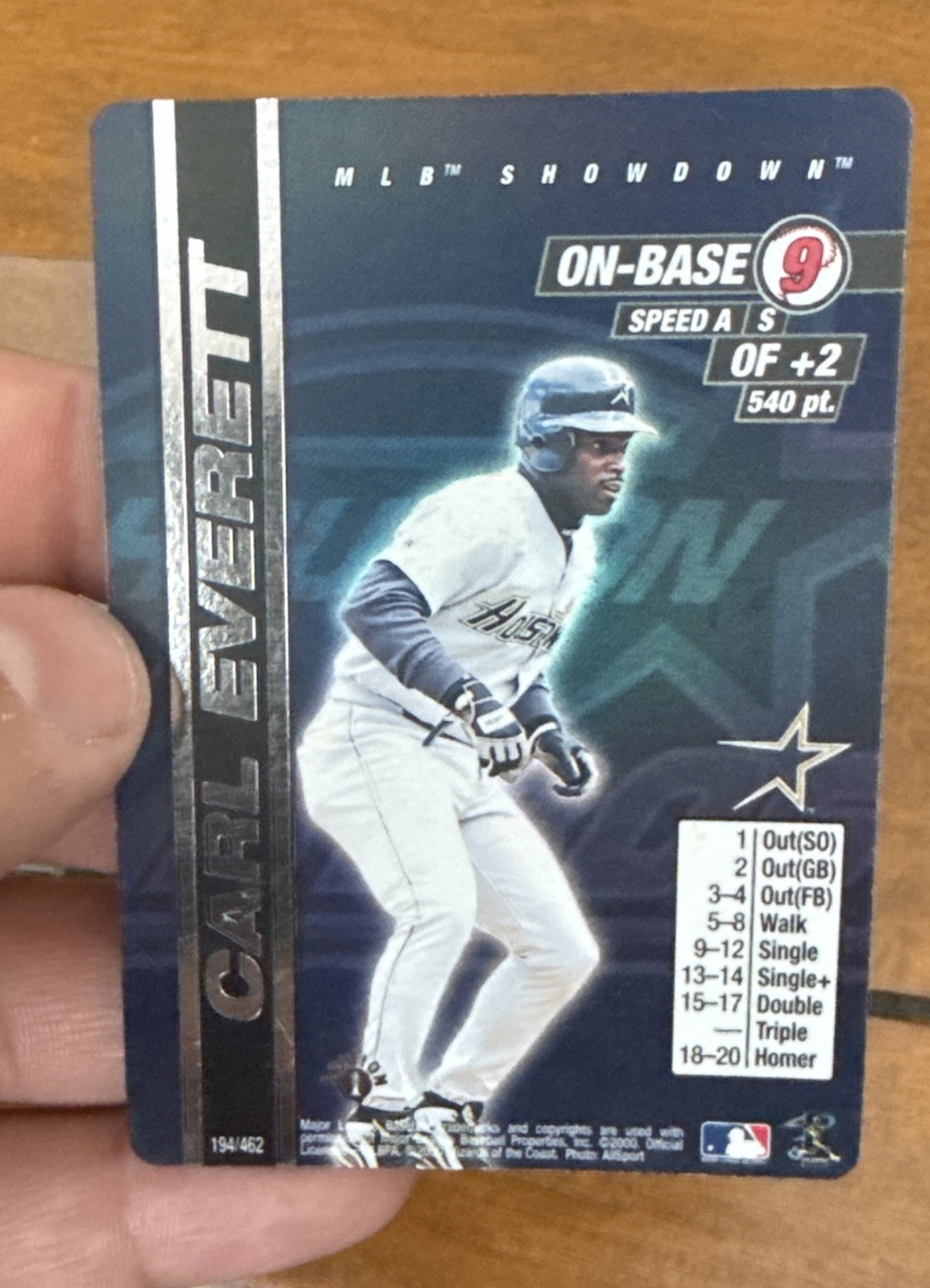 2000 MLB Showdown - Foil Carl Everett #194 Unlimited