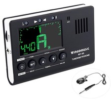 Digital Metronome, Tuner and Tone Generator - 3 in1 Device  Black -for Chromat...