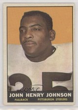 1961 Topps John Henry Johnson #105 HOF 0q3