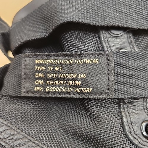 Nike SF Air Force 1 hohe Turnschuhe Herren 7 schwarz Leder Gummi Unterteile 864024 - Bild 5 von 20