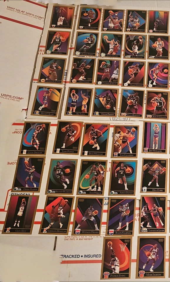 NBA 1990 Skybox 75 NM карта лот из новый свежий хобби коробки быков, Lakers, поршни - Изображение 2 из 4