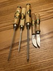 Five 2 Cherries  Wood Working Carving Tools Full Labels Look Unused. — photo 1