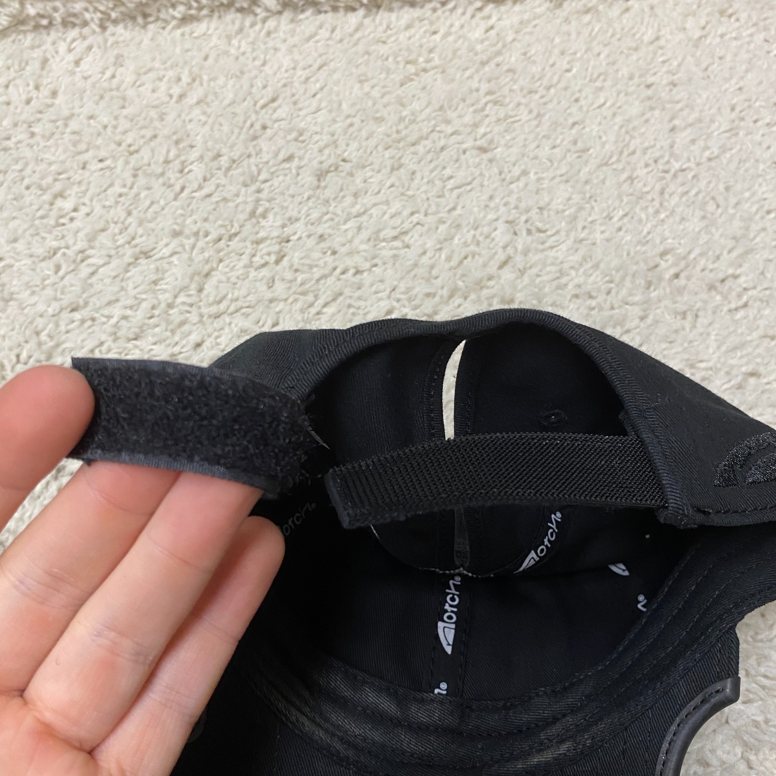 Notch Operator Hat Cap Strapback Black Casual Pat… - image 10