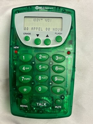 Vintage Bell Sonecor JB150 hands free Phone headset ''Jelly bean'' Green! Works!