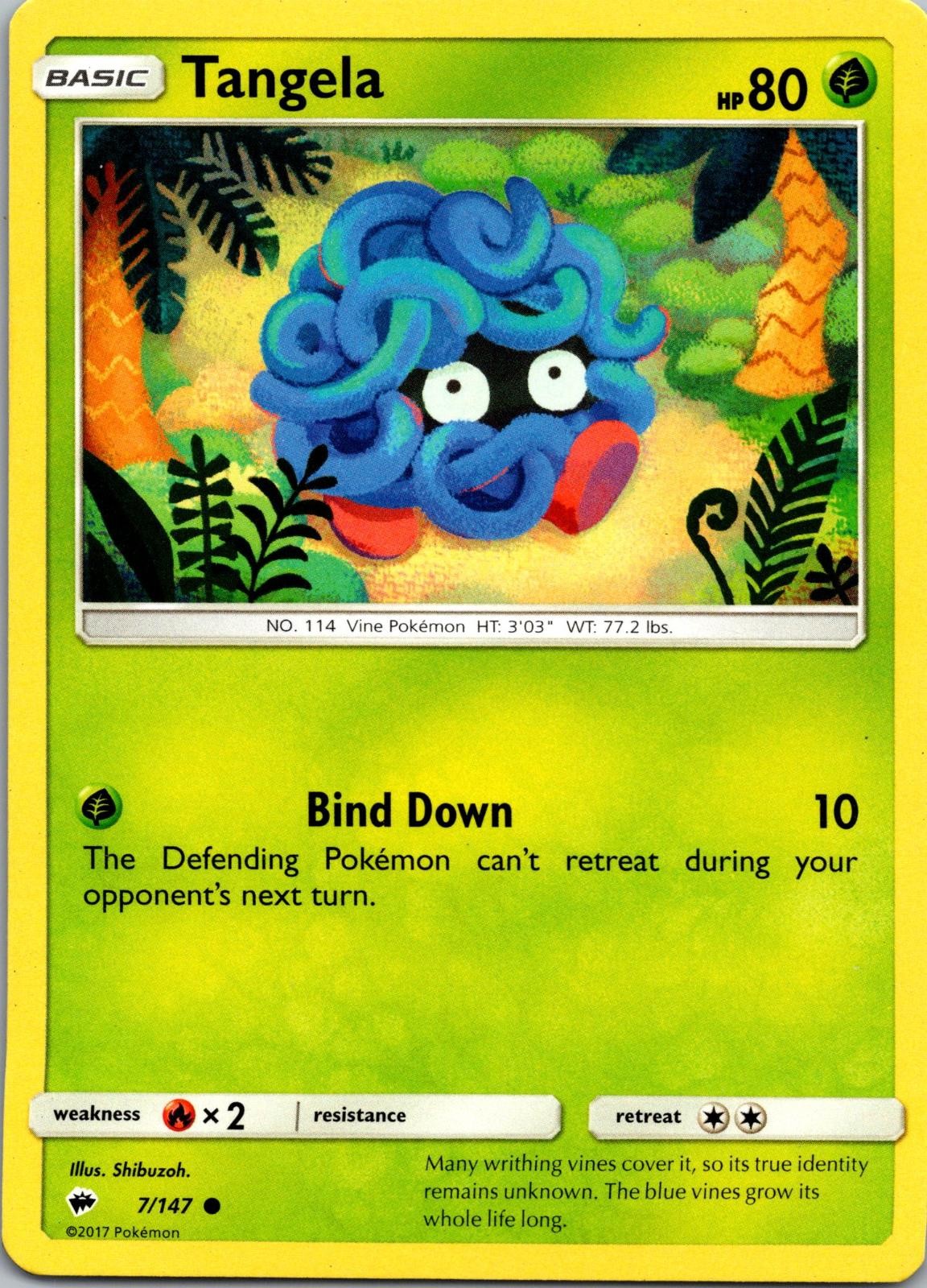 TANGELA BURNING SHADOWS POKEMON LP