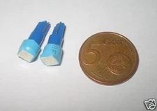 2pcs DASHBOARD LIGHTS T5 LED SMD5050 BLUE HIGH POWER JB