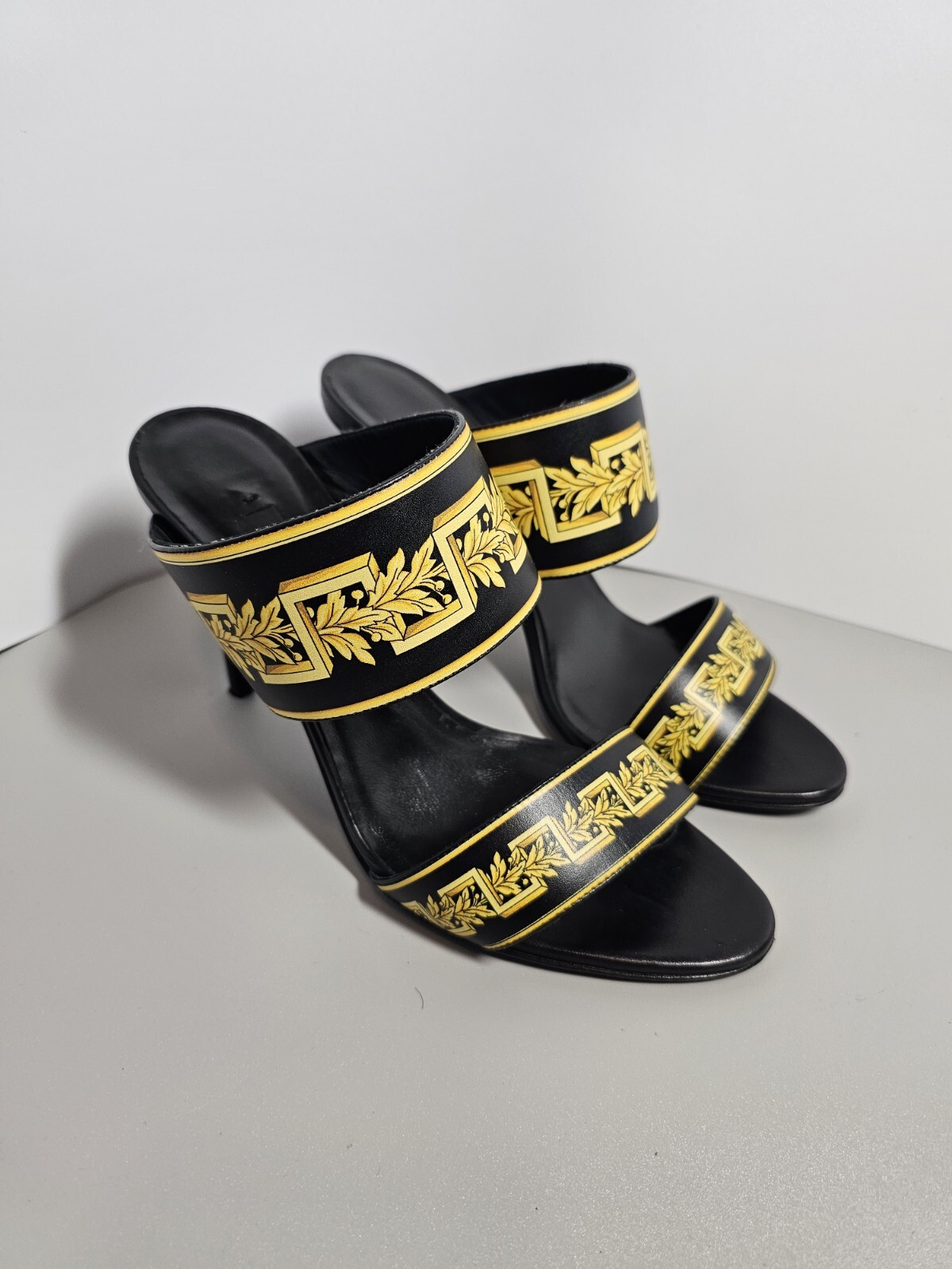 Authentic Versace Barocco Printed Double Strap He… - image 1