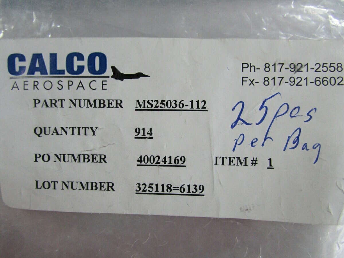 25 Pcs Calco Yellow Mil Spec Ring Terminals 12AWG 10AWG 10 Stud MS25036112 eBay