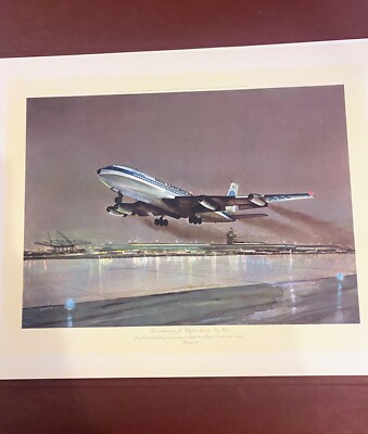 Pan Am ''Historic First Flights'' Prints - Limited Edition- set of 11, 16'' x 20''