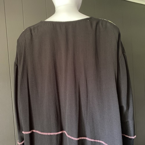 Lagenlook Vintage Kimono Duster Patchwork Leopard Roses Lace Cardigan Plus Size - Picture 19 of 24