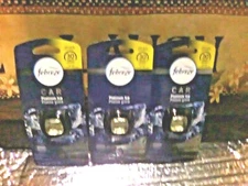 3 Febreze Car Clip on Vent Air Fresheners PLATINUM ICE