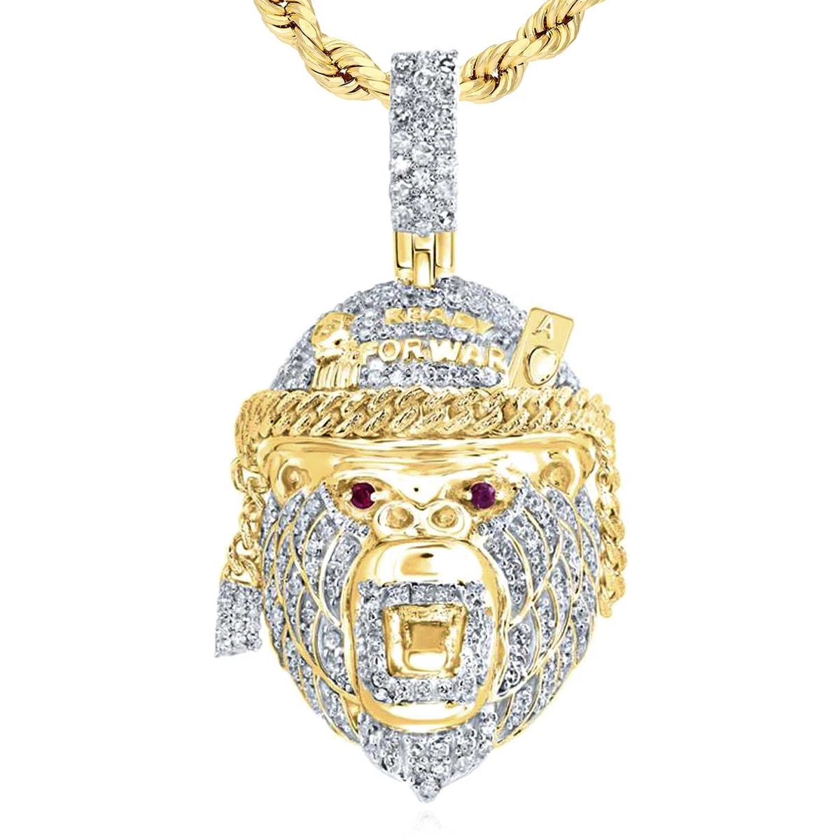 Gorilla gold shop pendant