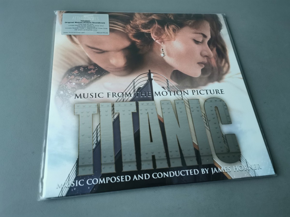 JAMES HORNER lim 500 silver Vinyl 2LP Titanic Soundtrack (2016 MOV