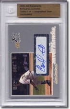 2005 CARLOS GONZALEZ Autograph Rookie Auto Glossy Tiffany RC BGS 1/1