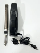 Vintage POMTREX Black Electric Slicing Knife RH-3 Retro TESTED